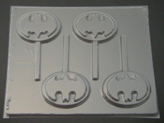 468sp Capeman Emblem Chocolate or Hard Candy Lollipop Mold